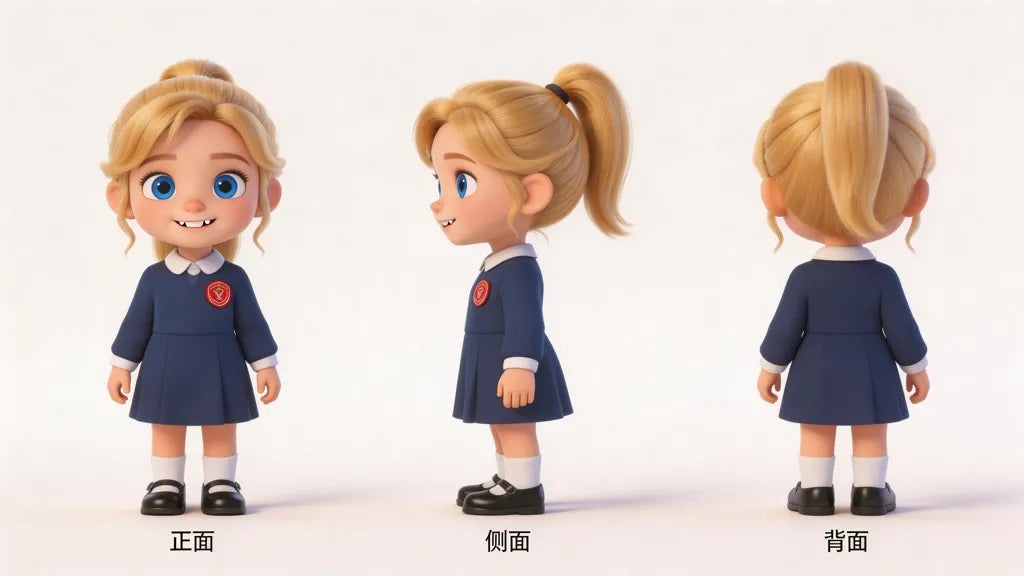 Nick's Aussie Pals 3D Character Turnaround